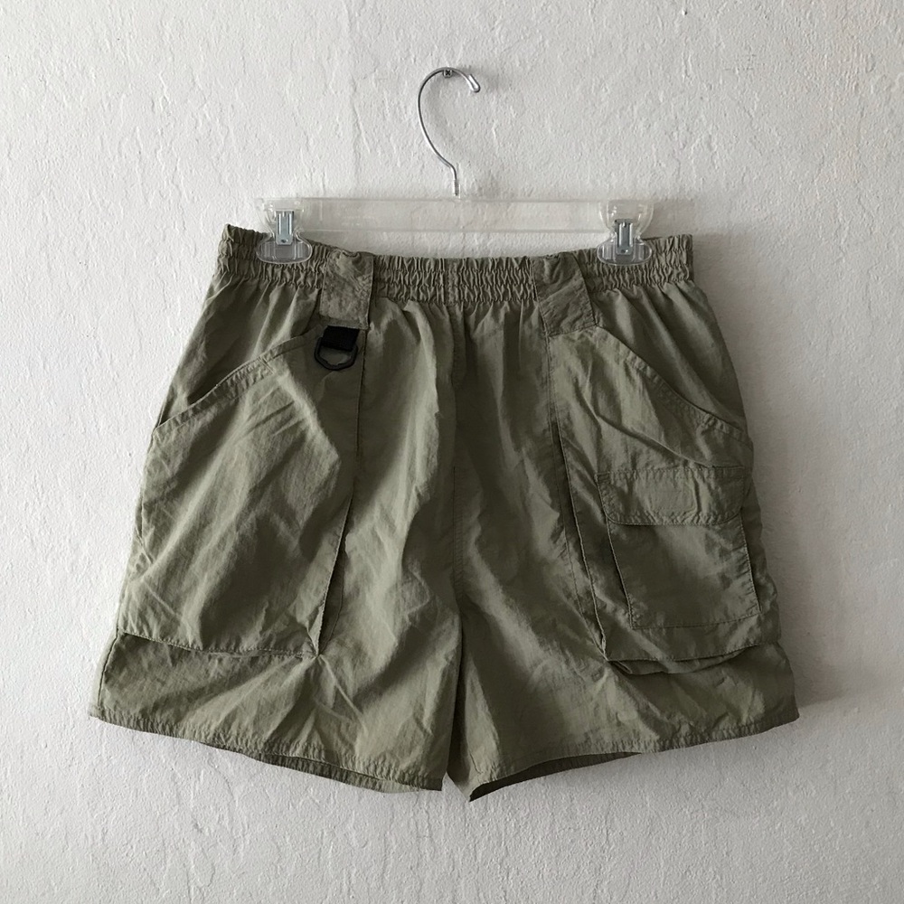 Light Olive Green Women’s Summer Cargo Shorts